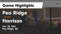 Pea Ridge  vs Harrison  Game Highlights - Oct. 20, 2021