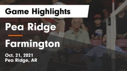 Pea Ridge  vs Farmington  Game Highlights - Oct. 21, 2021