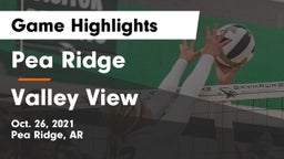 Pea Ridge  vs Valley View  Game Highlights - Oct. 26, 2021