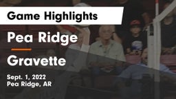 Pea Ridge  vs Gravette  Game Highlights - Sept. 1, 2022