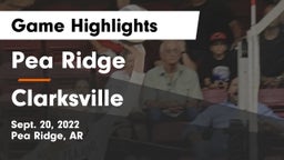 Pea Ridge  vs Clarksville  Game Highlights - Sept. 20, 2022