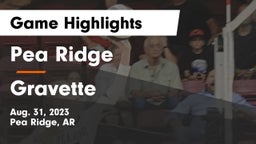 Pea Ridge  vs Gravette  Game Highlights - Aug. 31, 2023