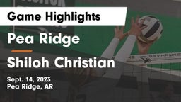 Pea Ridge  vs Shiloh Christian  Game Highlights - Sept. 14, 2023