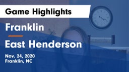 Franklin  vs East Henderson  Game Highlights - Nov. 24, 2020