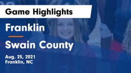 Franklin  vs Swain County  Game Highlights - Aug. 25, 2021