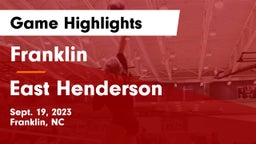 Franklin  vs East Henderson  Game Highlights - Sept. 19, 2023