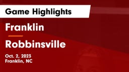 Franklin  vs Robbinsville  Game Highlights - Oct. 2, 2023