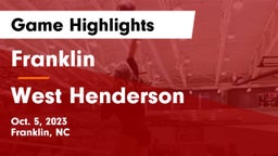 Franklin  vs West Henderson  Game Highlights - Oct. 5, 2023