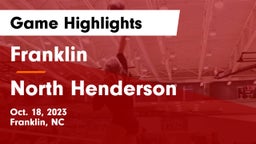 Franklin  vs North Henderson  Game Highlights - Oct. 18, 2023