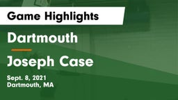 Dartmouth  vs Joseph Case  Game Highlights - Sept. 8, 2021