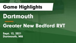 Dartmouth  vs Greater New Bedford RVT  Game Highlights - Sept. 13, 2021
