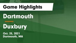 Dartmouth  vs Duxbury  Game Highlights - Oct. 25, 2021