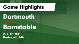 Dartmouth  vs Barnstable  Game Highlights - Oct. 27, 2021