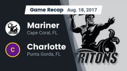 Recap: Mariner  vs. Charlotte  2017