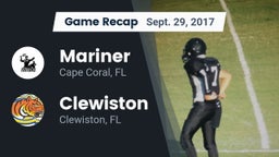 Recap: Mariner  vs. Clewiston  2017