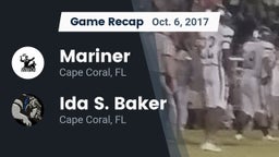 Recap: Mariner  vs. Ida S. Baker  2017
