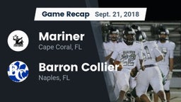 Recap: Mariner  vs. Barron Collier  2018