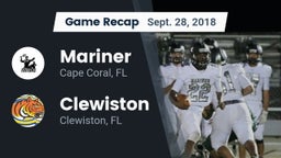 Recap: Mariner  vs. Clewiston  2018