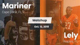 Matchup: Mariner  vs. Lely  2018