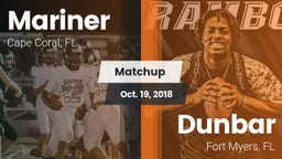Matchup: Mariner  vs. Dunbar  2018