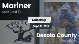 Matchup: Mariner  vs. Desoto County  2019