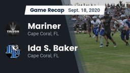 Recap: Mariner  vs. Ida S. Baker  2020