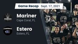 Recap: Mariner  vs. Estero  2021