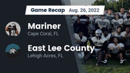 Recap: Mariner  vs. East Lee County  2022