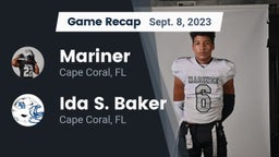 Recap: Mariner  vs. Ida S. Baker  2023