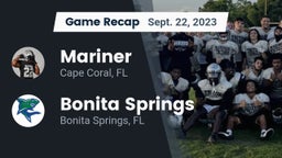 Recap: Mariner  vs. Bonita Springs  2023