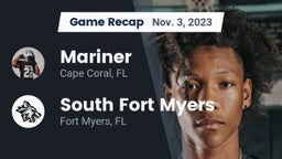 Recap: Mariner  vs. South Fort Myers  2023