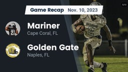 Recap: Mariner  vs. Golden Gate  2023