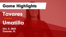 Tavares  vs Umatilla  Game Highlights - Oct. 4, 2022
