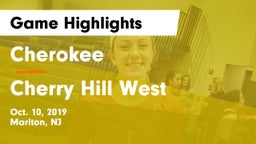 Cherokee  vs Cherry Hill West Game Highlights - Oct. 10, 2019