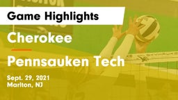 Cherokee  vs Pennsauken Tech Game Highlights - Sept. 29, 2021