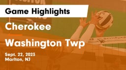 Cherokee  vs Washington Twp Game Highlights - Sept. 22, 2023