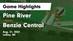 Pine River  vs Benzie Central  Game Highlights - Aug. 31, 2022