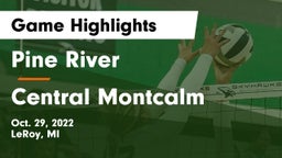Pine River  vs Central Montcalm  Game Highlights - Oct. 29, 2022