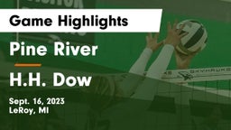 Pine River  vs H.H. Dow  Game Highlights - Sept. 16, 2023