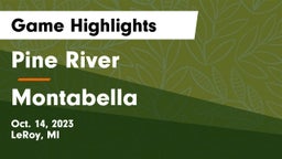 Pine River  vs Montabella  Game Highlights - Oct. 14, 2023