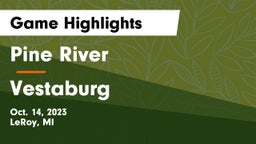 Pine River  vs Vestaburg Game Highlights - Oct. 14, 2023