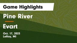 Pine River  vs Evart  Game Highlights - Oct. 17, 2023