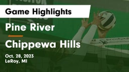 Pine River  vs Chippewa Hills  Game Highlights - Oct. 28, 2023