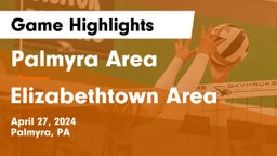 Palmyra Area  vs Elizabethtown Area  Game Highlights - April 27, 2024