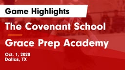 The Covenant School vs Grace Prep Academy Game Highlights - Oct. 1, 2020