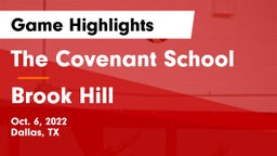 The Covenant School vs Brook Hill   Game Highlights - Oct. 6, 2022