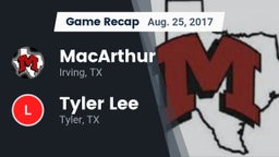 Recap: MacArthur  vs. Tyler Lee  2017