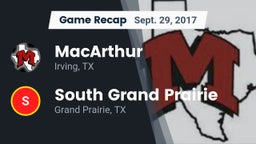 Recap: MacArthur  vs. South Grand Prairie  2017
