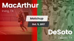 Matchup: MacArthur vs. DeSoto  2017