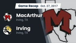 Recap: MacArthur  vs. Irving  2017